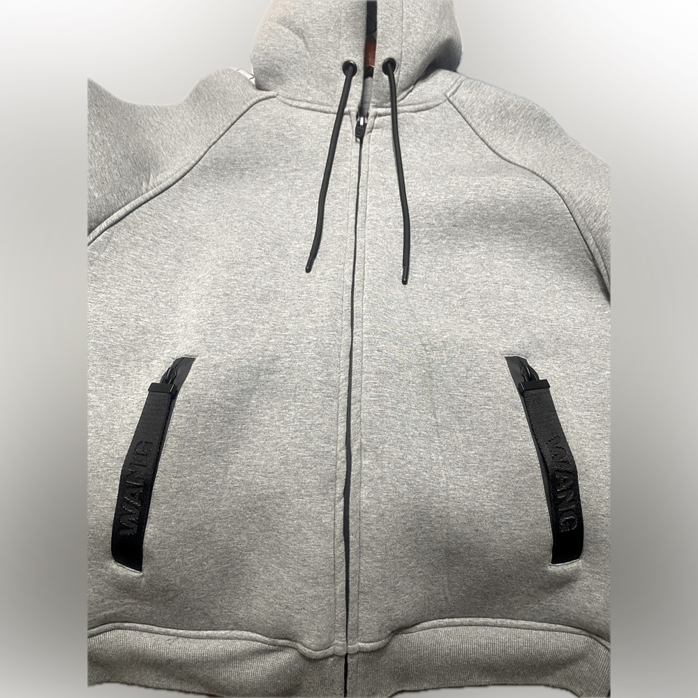 Alexander Wang x H&M Gray Scuba Zip Jacket Mens Size M